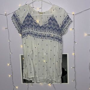 sonoma tribal print shirt